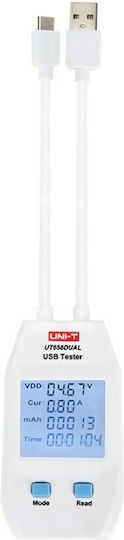 Uni-T UT658DUAL Уред за тестване на ПК USB порт