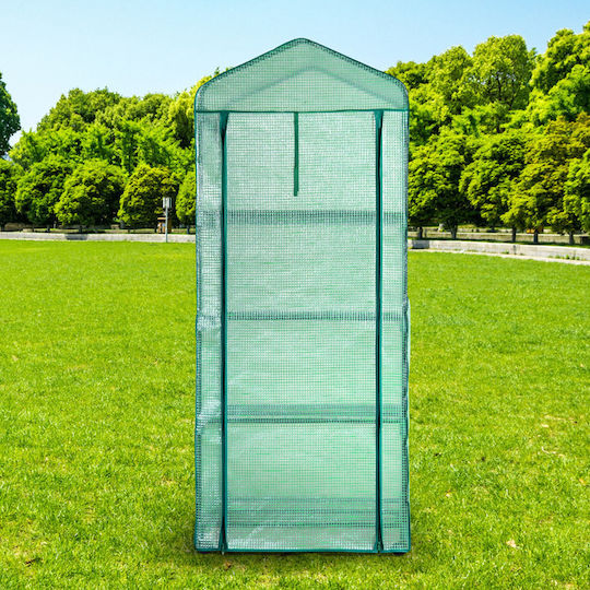 Herzberg HG-8001 Seed Propagator with Metal Frame and Shelves 0.49x0.69x1.58m