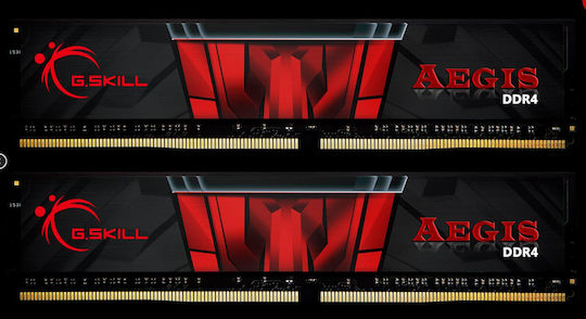 G.Skill Aegis DDR4 32GB RAM με 2x16GB Modules και Ταχύτητα 3200 για Desktop
