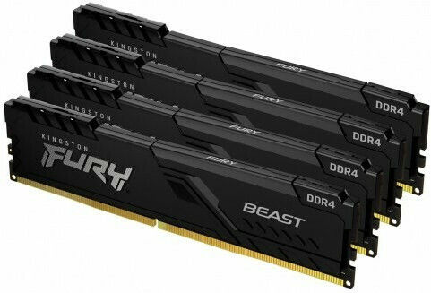 Kingston FURY Beast DDR4 64GB RAM with 2x32GB Modules and Speed 3200 for Desktop