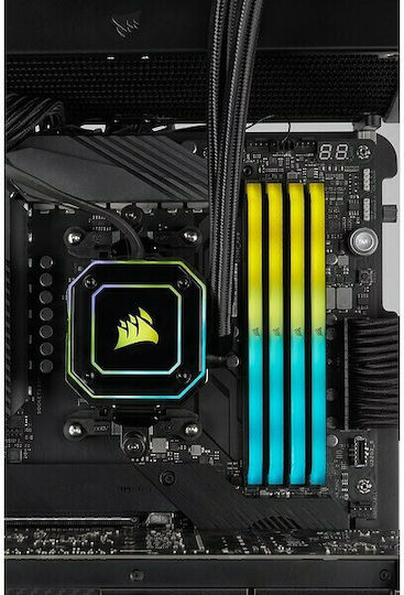 Corsair Vengeance RGB RS 16GB DDR4 RAM cu 2 module (2x8GB) și