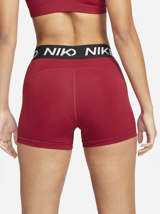 Nike Dri-Fit Pro 365 Training Γυναικείο Κολάν-Σορτς Κόκκινο