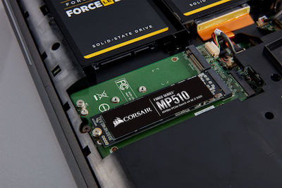 Corsair Force MP510 SSD 480GB τύπου M.2 με σύνδεση PCI Express 3.0 CSSD-F480GBMP510