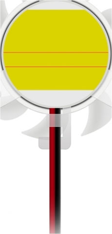 Grafikkarten Kühler 36mm 2Pin 12V