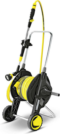 Karcher HT 4.520 Τροχήλατη Ανέμη Ποτίσματος με Λάστιχο 20m με Χερούλι Μαζέματος