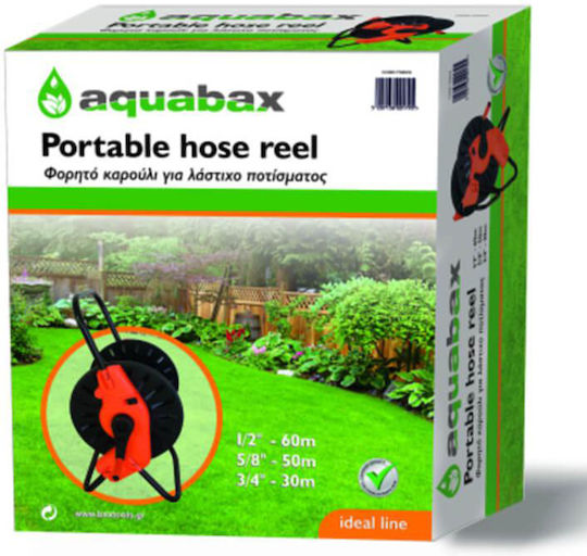 Bax Garden Hose Box for Hose up to 60m 1/2" with Rewind Handle