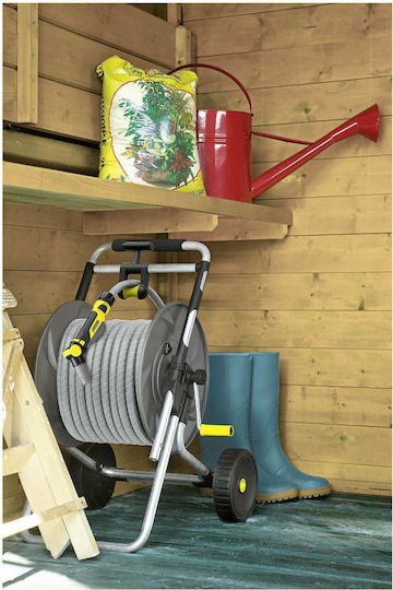 Karcher HT 80 M Wheeled Garden Hose Box for Hose up to 80m with Rewind Handle