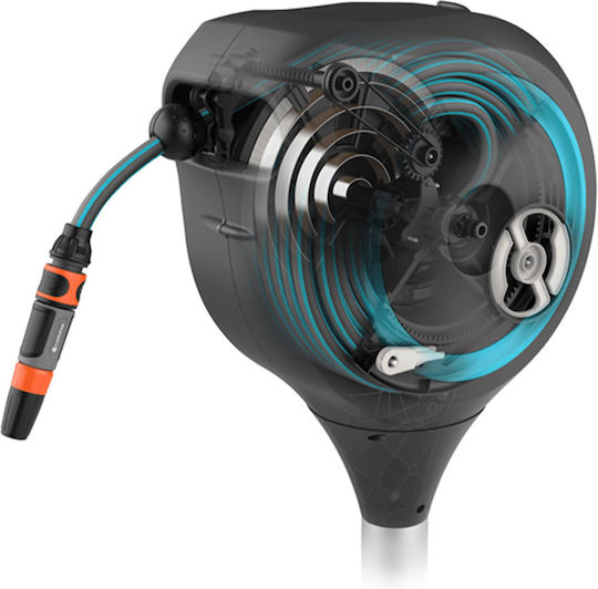 Gardena Rollup M Automatic Watering Wind Wall Mounted with Hose 20m M