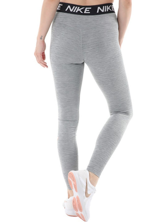 Nike Dri-Fit One Laufen Frauen Lang Leggings Hochgeschnitten Gray