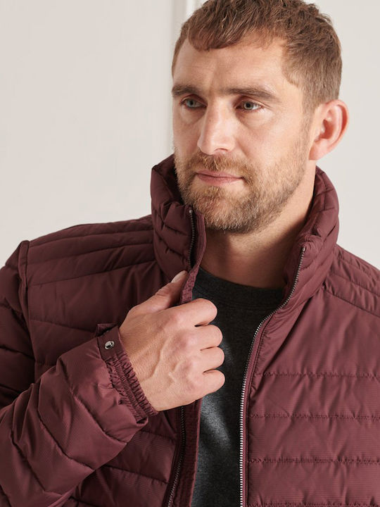 Jachetă Fuji Puffer Burgundy
