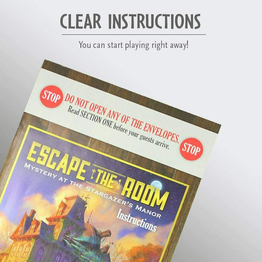 Επιτραπέζιο Παιχνίδι Escape the Room: Mystery at the Stargazer's Manor για 3-8 Παίκτες 10+ Ετών (EN) Think Fun