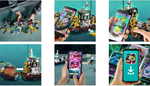 LEGO Partea Ascunsă Barcă Distrusă Cu Creveți Pentru 7+ Ani