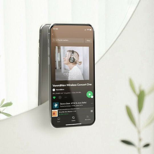 Vonmählen Backflip Grip Signature Ring Holder Suport Pentru Telefon Mobil În Culoare Argintie