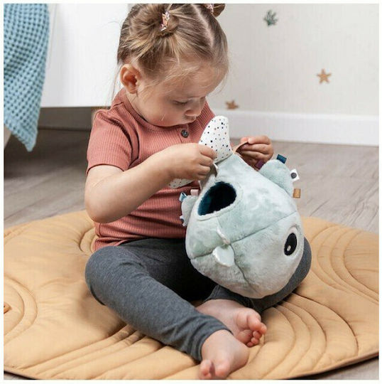 Done by Deer Animăluț Hide & Seek Activity Toy Wally din Țesătură cu Sunete pentru 0++ Luni