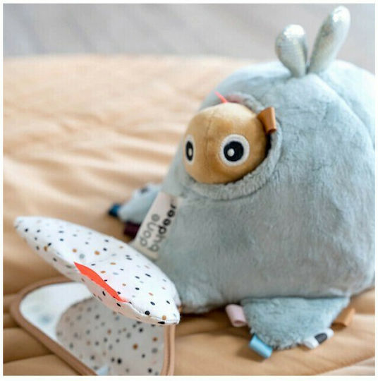 Done by Deer Animăluț Hide & Seek Activity Toy Wally din Țesătură cu Sunete pentru 0++ Luni