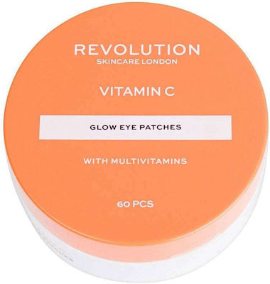 Revolution Beauty Μάσκα Ματιών για Ενυδάτωση 60τμχ Vitamin C Brightening Hydro Gel