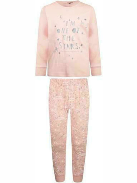 Energiers Kids Pyjamas Winter Cotton Pink