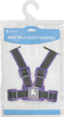 Lorelli Safety Harness Baby Walker with Support Straps for 6++ Months Gray