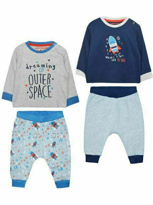 Energiers Kids Pyjamas Winter Cotton Multicolour