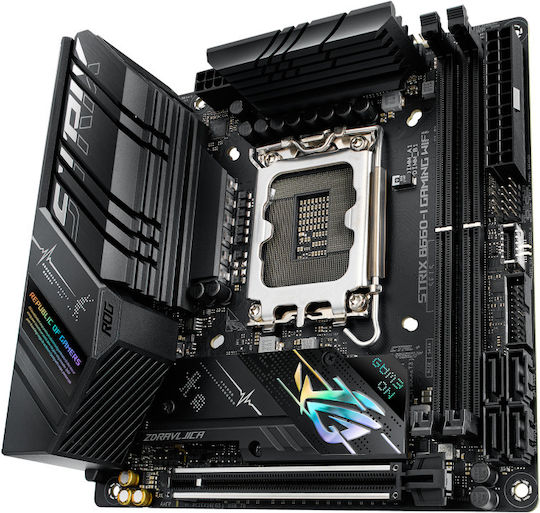 Asus ROG Strix B660-I Gaming WiFi Motherboard Mini ITX με Intel 1700 Socket 90MB19C0-M0EAY0