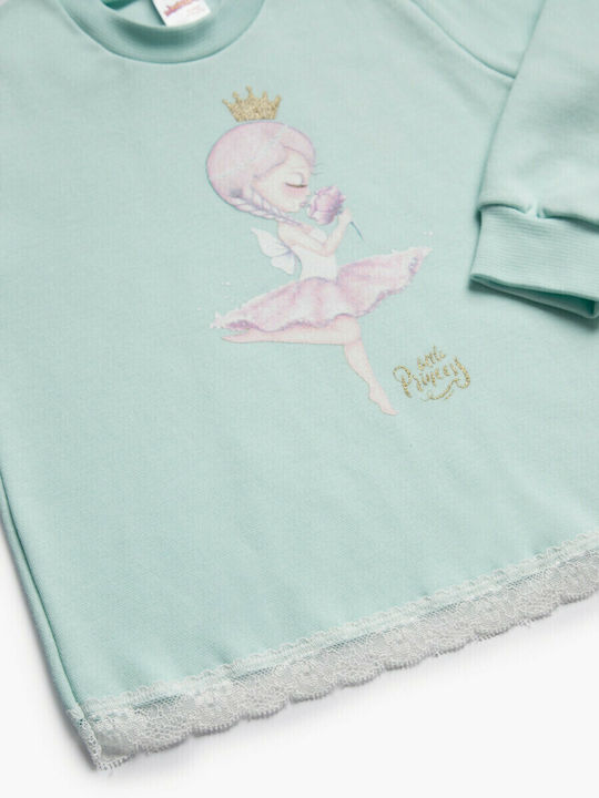 Minerva Kids' Pajamas Winter Turquoise Princess