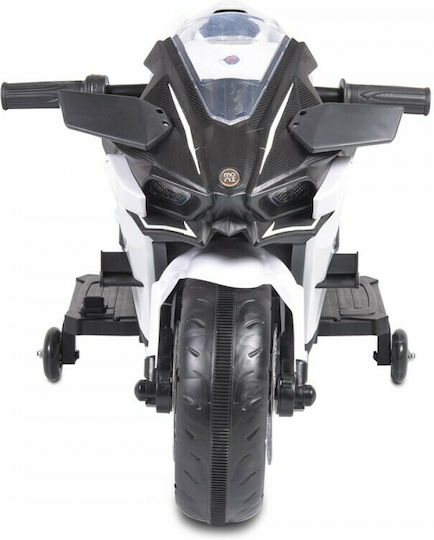 Kids Motorbike Inspired Ninja Duo Electric 12 Volt White
