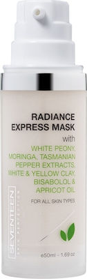 Seventeen Radiance Express All Skin Types Face Brightening Mask with Clay 50ml