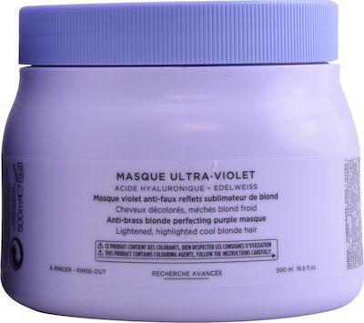 Kérastase Blond Absolu Ultra-Violet Haarmaske für Farbschutz 500ml