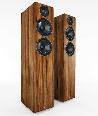 Acoustic Energy AE109 Paar Hi-Fi Lautsprecher Boden 150W 2.5 Anzahl von Fahrern B16xT24xH80cm. Walnuss