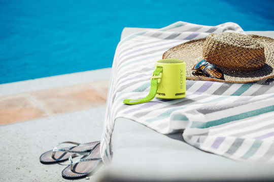 Sony SRS-XB13 Waterproof Bluetooth Speaker 5W with Battery Life up to 16 hours Yellow