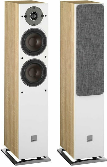 Dali Oberon 5 Ζεύγος Ηχείων Hi-Fi Δαπέδου 220W 2 Δρόμων Π16.2xΒ28.3xΥ83εκ. Βελανιδιά / Λευκό