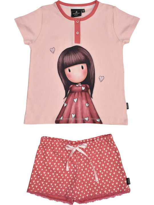Santoro Kids' Pajamas Summer Pink