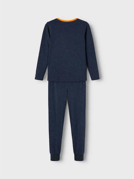 Name It Pijama pentru copii De iarnă Din bumbac Albastru