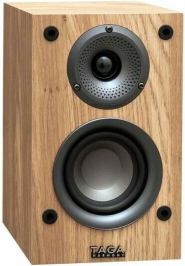 Taga Harmony TAV-S Ζεύγος Ηχείων Hi-Fi Βιβλιοθήκης 50W 2 Δρόμων Π16.5xΒ14.5xΥ26.5εκ. Βελανιδιά