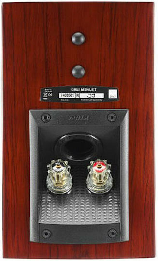 Dali Menuet Ζεύγος Ηχείων Hi-Fi Βιβλιοθήκης 100W 2 Δρόμων Π15xΒ23xΥ25εκ. Rosso