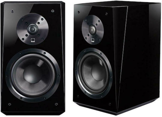 SVS Prime Bookshelf Paar Hi-Fi Lautsprecher Buch selbst 150W 2 Anzahl von Fahrern B20.3xT26.16xH33.8cm. Schwarz