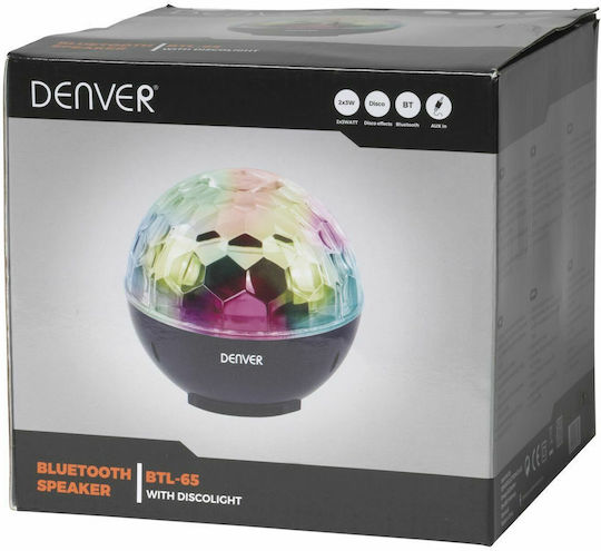 Denver BTL-65 Ηχείο Bluetooth 6W Μαύρο