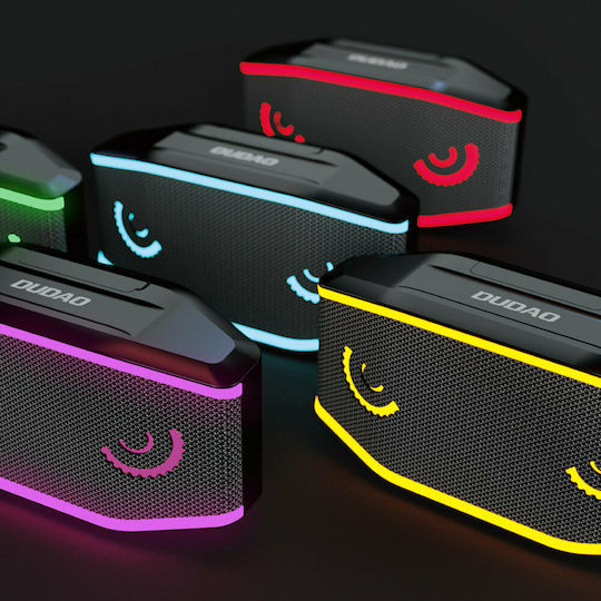 Dudao Y10XS Impermeabil Boxă Bluetooth 5W cu Durată de Baterie până la 8 ore Negru
