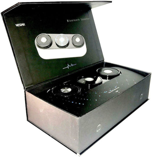 Wesdar K19 Ηχείο Bluetooth 10W Black/Silver
