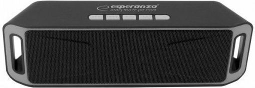 Esperanza Folk Ηχείο Bluetooth 3W με Ραδιόφωνο Black/Grey