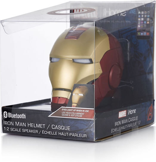 eKids Marvel Avengers Iron Man Bluetooth Speaker Red