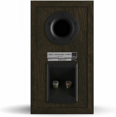 Dali Opticon 2 MKII Pair of Hi-Fi Speakers Bookself 150W 2 No of Drivers W7.7xD11.7xH35.1cm. Black