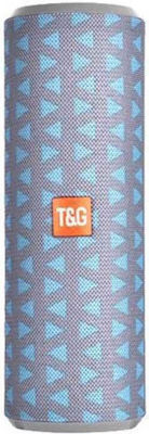 T&G Bluetooth Speaker 10W with Battery Life up to 6 hours Grey/Blue