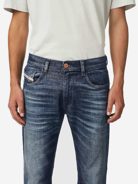 D-Strukt Men's Jeans Pants Elastic with Skinny Fit Navy Blue