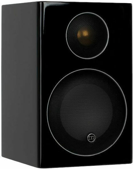 Monitor Audio Radius 90 Ζεύγος Ηχείων Hi-Fi Βιβλιοθήκης 75W 2 Δρόμων Π12.5xΒ14xΥ19.8εκ. Μαύρο
