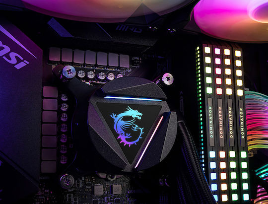 MSI MAG CoreLiquid 240R V2 v1 Wasserkühlsysteme AIO CPU mit 2 Lüfterabmessung 120mm und ARGB Beleuchtung