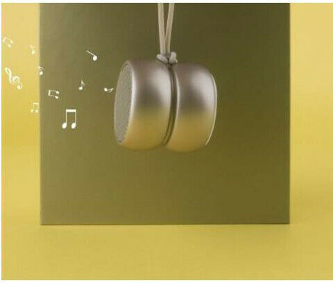Xoopar Yoyo Mono Ηχείο Bluetooth 3W με Διάρκεια Μπαταρίας έως 2 ώρες Χρυσό