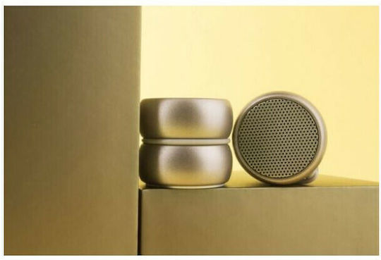 Xoopar Yoyo Mono Ηχείο Bluetooth 3W με Διάρκεια Μπαταρίας έως 2 ώρες Χρυσό