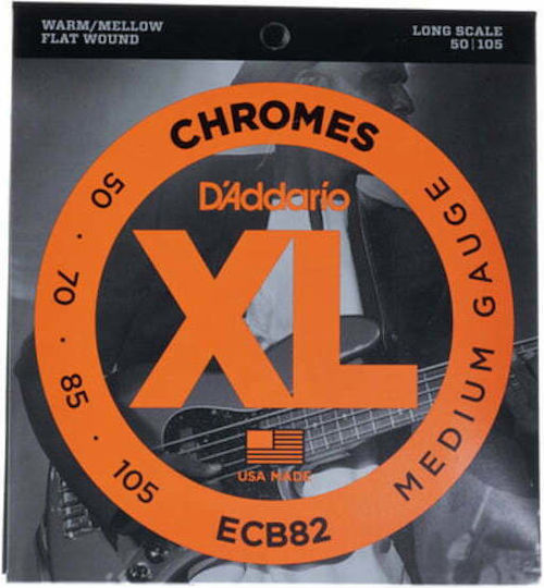 Daddario XL Chromes Σετ Χορδών Chrome Μπάσου 50 - 105" Medium Long Scale Set