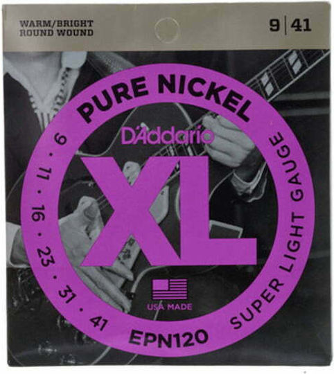 Daddario XL Reines Nickel Einstellen Für E-Gitarrensaiten 10 - 45" Super Light